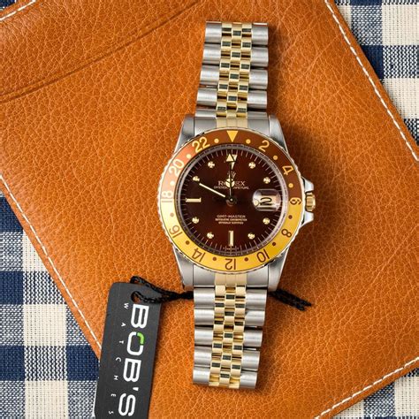 1971 rolex root beer gmt-master 16753 two-tone for sale|Root Beer GMT.